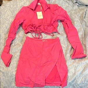 Pink Women's Skirt Set Simmi London